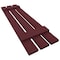 Ekena Millwork 12-in. W x 35-in. H Mid-America Vinyl, Standard Size Three Board Spaced Shutters, 078 - Wineberry, PR 00031235078 - alternate 6